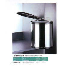 Slg001-8L Kitchen Hardware Stainless Steel Dust Bin